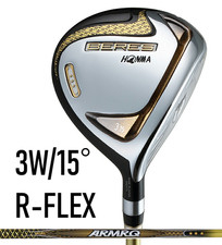 HONMA BERES 07 MENS FAIRWAY WOOD 3W LOFT 15 ARMRQ 42 3STAR GRAPHITE R-FLEX FW