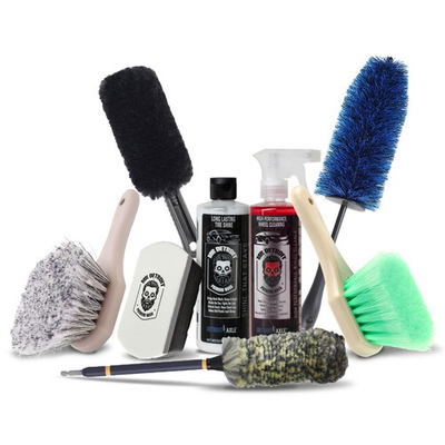 #ad Mr. Detroit 8pc Car Wheel Detailing Kit with Tire Shine Cleaner amp; Brush Set $66.45