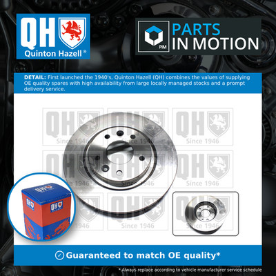2x Brake Discs Pair Vented Front 296mm BDC6059 Quinton Hazell Set 4020600Q3F New