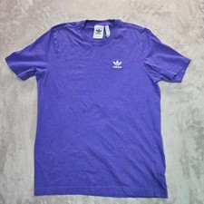 Adidas Originals Trefoil T-Shirt Purple Short Sleeve Mens Small Logo Tee
