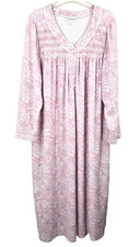 NWOT Miss Elaine Nightgown 2X Pink Paisley Soft Long Prairie Granny Cottage Core