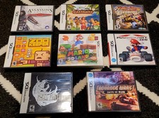 Lot Of 8 Nintendo DS Cases Mario Kart, Mario 3dland , Final Fantasy No Games