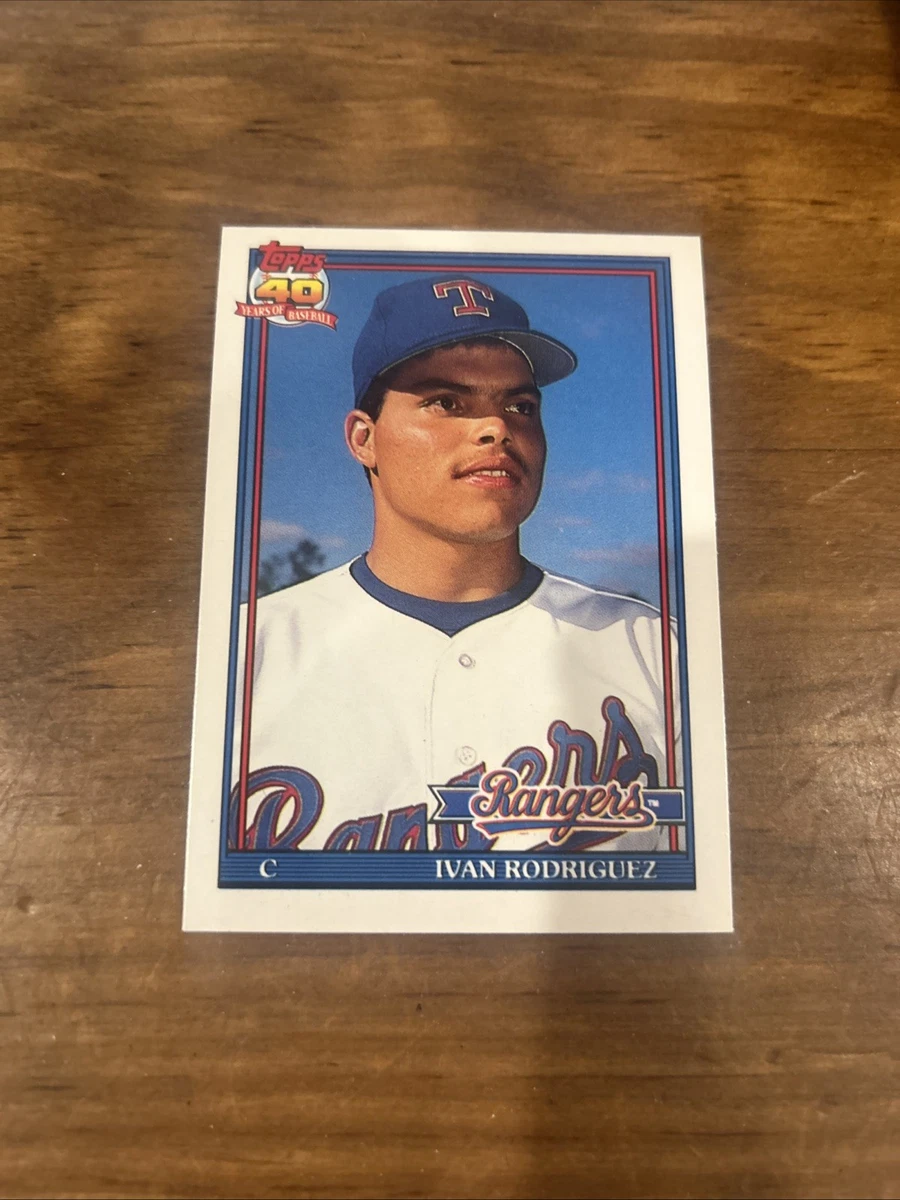 Topps Ivan Rodriguez Baseball Texas Rangers Sports Trading Cards