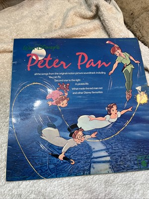Walt Disney Peter Pan Original 1968 Vinyl Soundtrack Top Zustand 