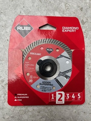 Rubi Adder Trennscheibe 115 mm - für 20 mm dickes Porzellan - Super Pro