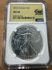 ⭐️2013 $1 American Silver Eagle NGC MS69 ⭐️