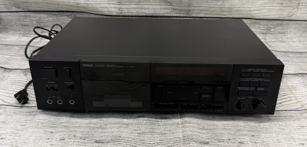 YAMAHA K-720 Natural Sound Stereo Cassette Deck | eBay