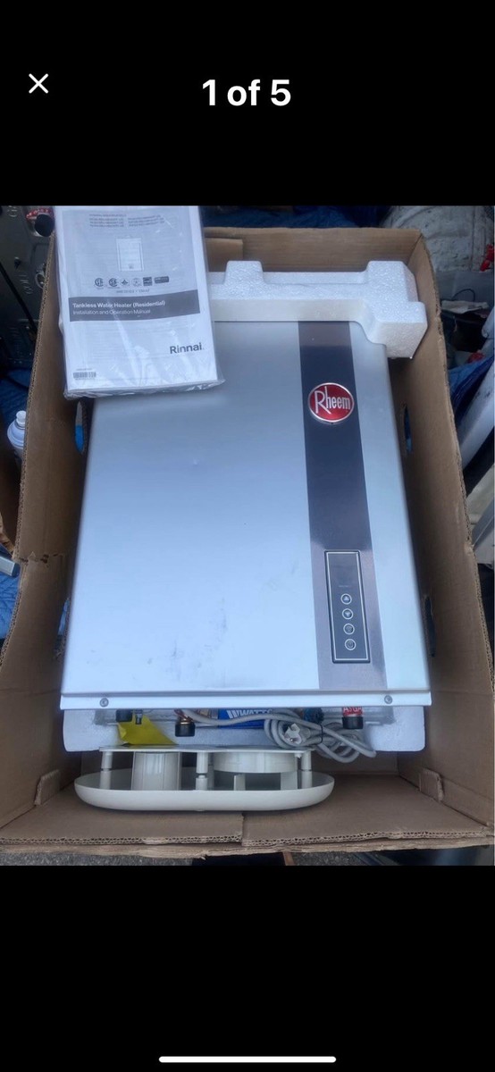 Rheem Platinum GPM In/out Tankless Natural Gas Water Heater