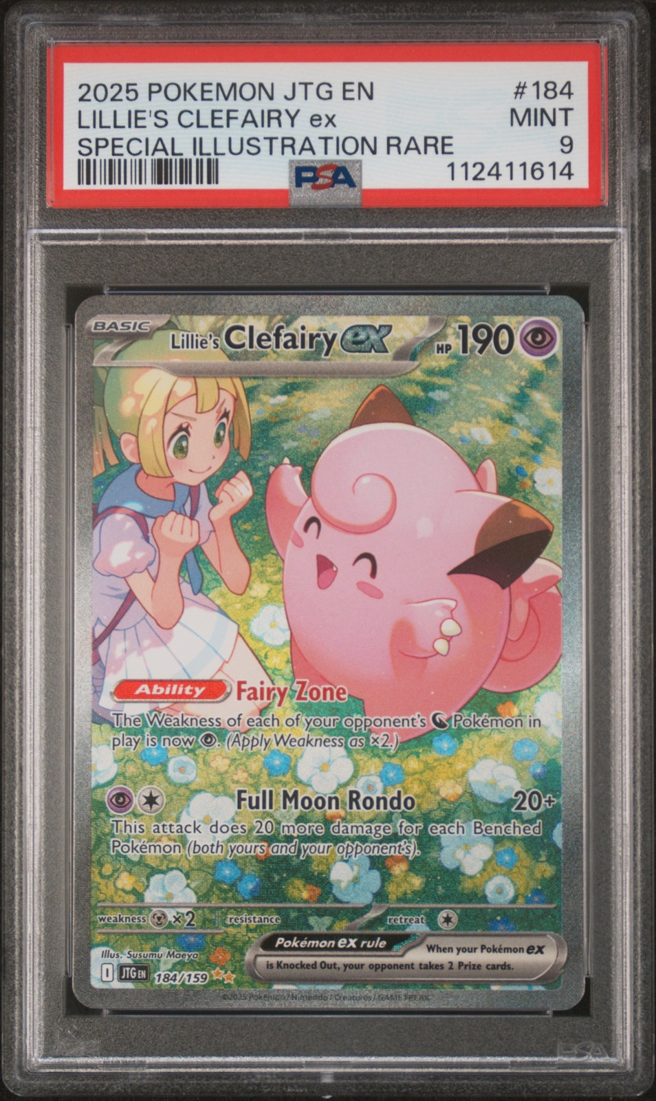 Lillie's Clefairy Ex #184