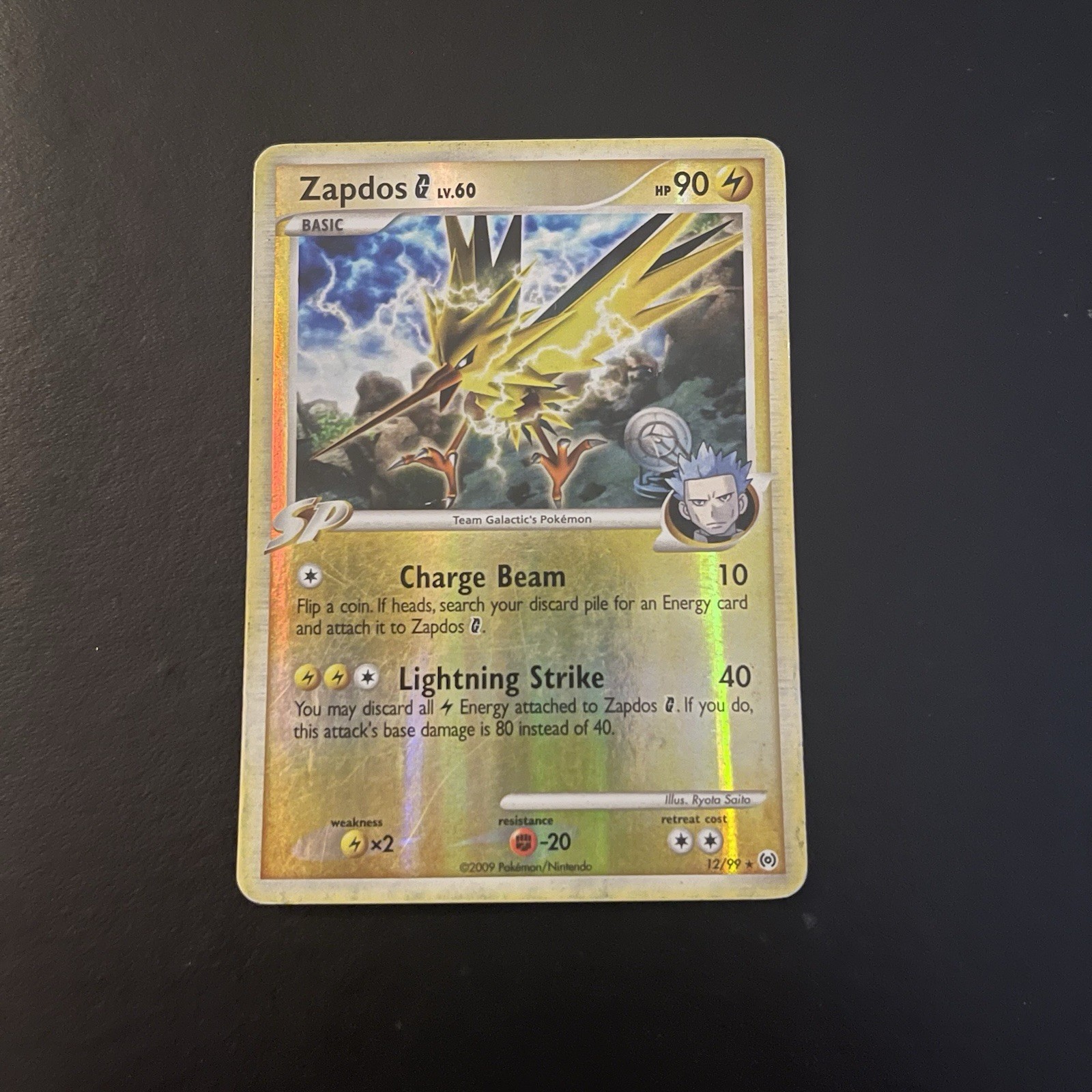 Zapdos G 12/99 Arceus Holo