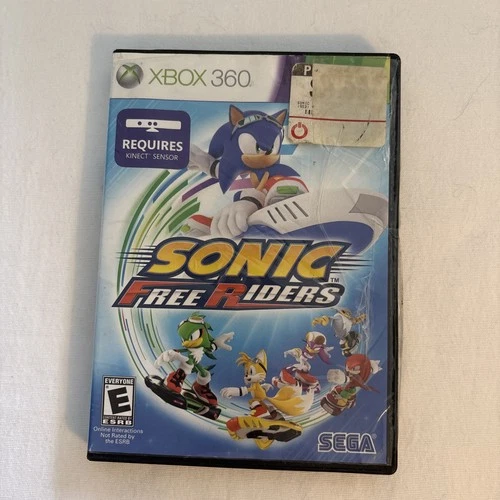 Sonic Free Riders (Microsoft Xbox 360, 2010) Video Game Preowned 
