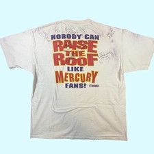 Vintage Phoenix Mercury WNBA Team Signed T Shirt XL Jennifer Gillom 90s