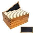 10 Frame Deep Brood Box Wax Coated Bee Hives with Beehives Frames Wax Foundation