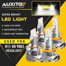 2-4X 30000LM LED Headlight Bulbs Conversion Kit 9005 H11 High Low Beam Q10 SERIE