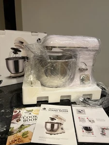 NEW Ventray Stand Mixer 4.5 QT 6 Speed Kitchen Electric Food Mixer Bowl White