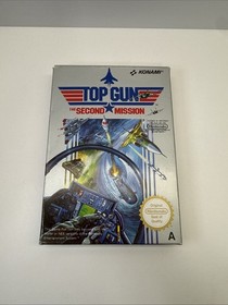 Top Gun The Second Mission NES Game Complete Boxed CIB With Manual PAL A