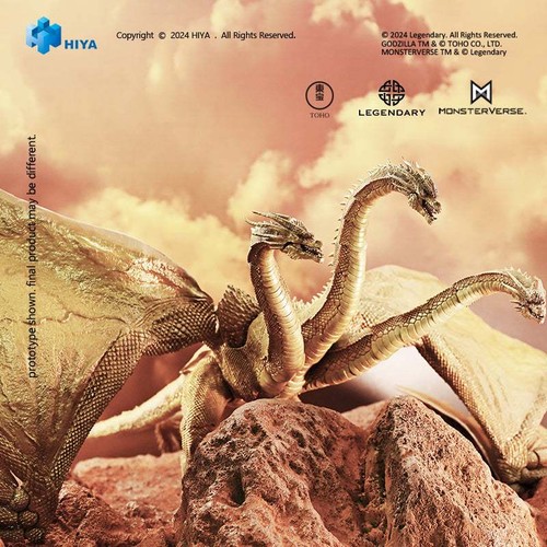 HIYA Godzilla vs. King of the Monsters Ghidorah 2.0 Gravity Ray Figure - Picture 4 of 12