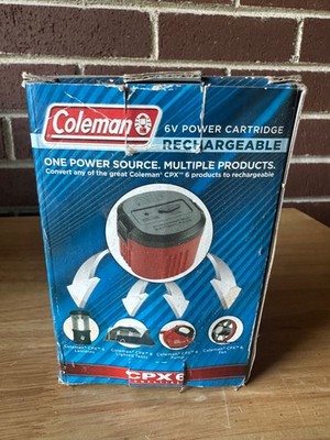 Coleman 4D 6V Battery Pack Cartridge Power Pack For Camping Lantern Flashlight