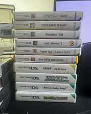 Nintendo DS/3DS Games Mixed Lot Bundle w/ Game Cases & Carrying Case