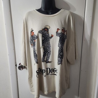 Snoop Dogg Supply Clothing LA Hip Hop Graphic T Shirt Rap Tee Mens XL Ivory