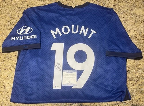 Mason Mount Autographed Chelsea Nike Soccer Jersey - BAS COA Auto Signed