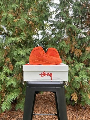 Nike Air Baltoro x Stussy “Safety Orange” Size 8 Brand New | eBay