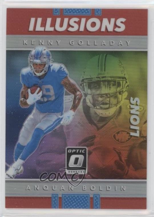 2017 Donruss Optic Red Prizm 37/99 Anquan Boldin Kenny Golladay Rookie RC 0q3