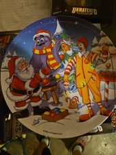 Assiette collector McDonalds Noël Pôle Nord 2000 Ronald Grimace Père Noël