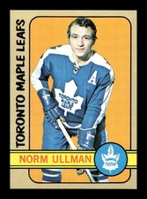 1972 73 Topps HOCKEY Norm Ullman #168 (NM+) Toronto Maple Leafs HOF