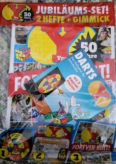 NEU & OVP: "Yps 50Jahre JUBILÄUMS SET" Nr. 1284 2 Hefte Gimmick