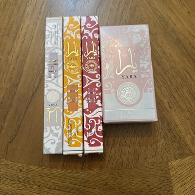 Yara Bundle.  Pink 50 Ml And 3 Travel Sizes