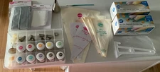 HUGE LOT OF CAKE DECORATING SUPPLIES, WILTON ICING COLORS, PIPING BAGS, TIPS ETC