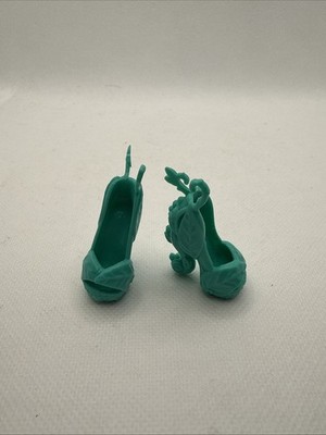 Monster High Shockingly Shy Scared Silly Green Shoes FREE SHIPPING