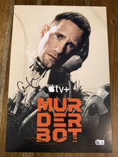 Alexander Skarsgard ‘Murderbot’ Signed 12x18 Photo Beckett Certified