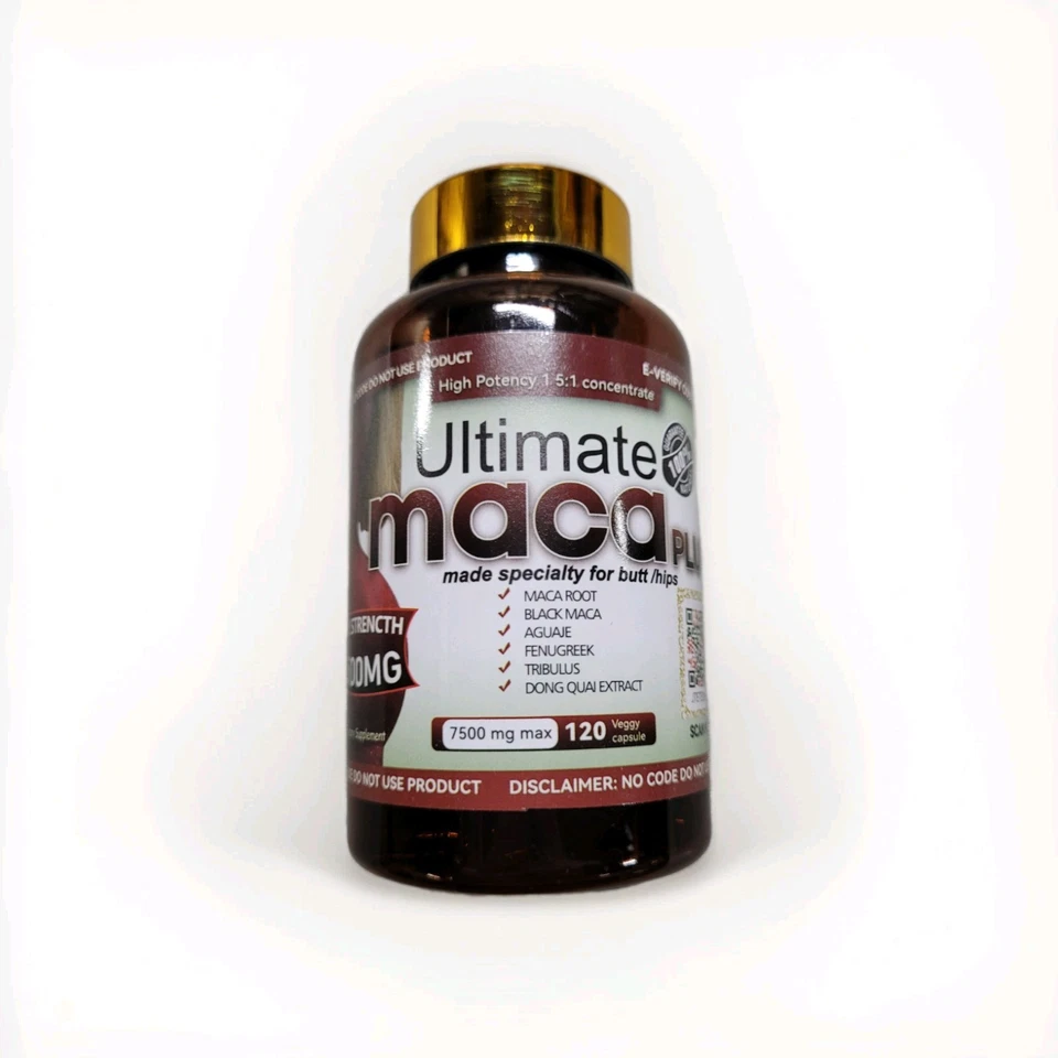 X 1 Ultimate Maca suplemento 7500MG, 120 pastillas Foto 2 de 3
