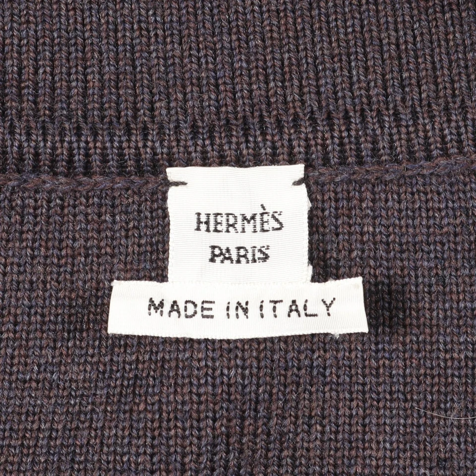 Falda HERMES Lana Nylon Gris Usada Mujer Talla 36 Foto 3 de 4