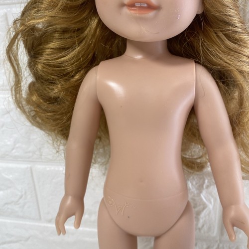 American Girl Willa Wellie Wishers Strawberry Blonde Freckles Nude Doll 14” - Picture 4 of 8