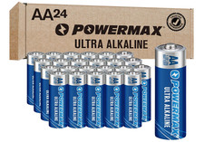 Powermax 24-100 AA Batteries Long Lasting Alkaline Battery Heavy Duty Tv Remote