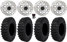 System 3 SB-7 15" Wheels Mh (5+2) 32" Dual Threat Tires Textron Wildcat XX