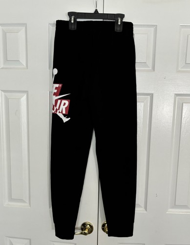 Nike Air Jordan Boy's Jumpman Embroidered Jersey / Jogger BLACK Set XL 18 20 NWT - Picture 9 of 16