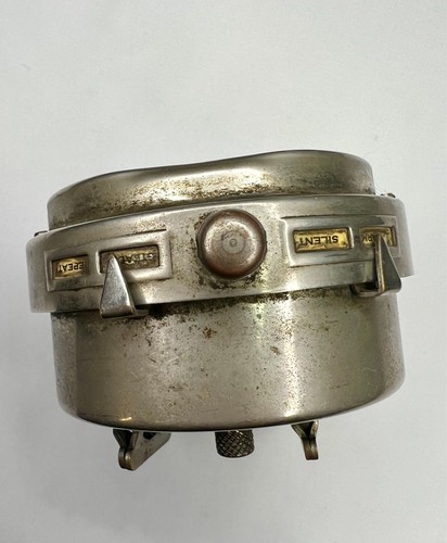 1920 Westclox Baby Ben Peg Leg Alarm Clock 20th Century Antique Nickel Finish. - Afbeelding 10 van 11