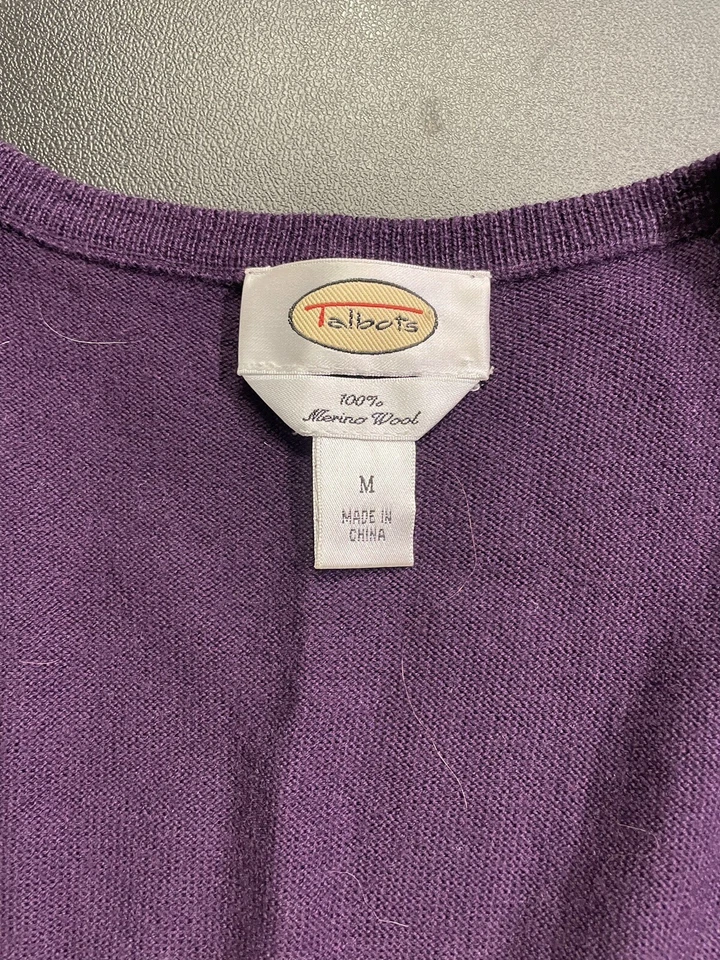 Talbots Wool Vest Sweater Suit Vest Men’s M Adjustable Plaid 110 - Image 2 of 4