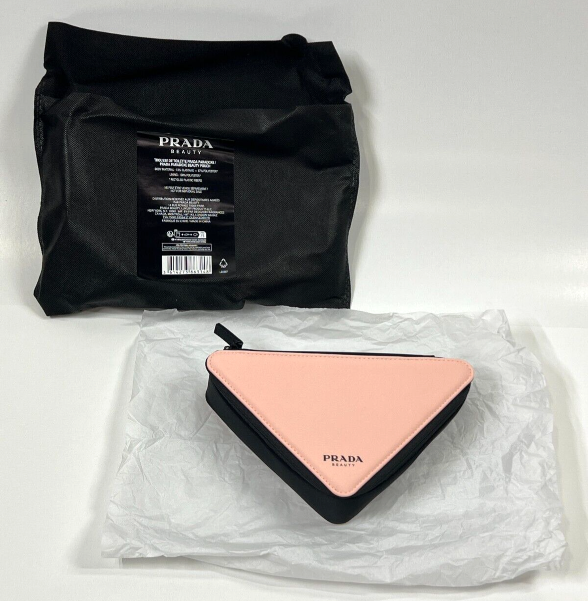 [新品・未使用]Prada トラベル シルクアイマスク/ポーチ 楽天市場】プラダ PRADA アイマスク シルク ブラック トラベルマスク