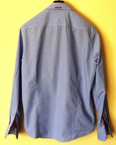 Camicie casual da uomo Napapijri taglia XL slim fit blu - Foto 5 di 11