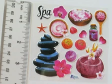 Violette Stickers - SPA - 4x4 Square Sheet of Stickers #K135