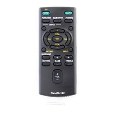 New Replace Remote Control RM-ANU192 for Sony Soundbar HTCT60BT HTCT780 SA-CT380