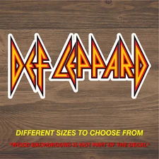 Def Leppard Heavy Metal Rock Joe Elliott Vinyl Decal Sticker