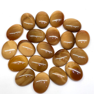 20 Stück Natürlich Karamell Opal 20x15mm Cabochon Edelsteine Großhandel 206.70