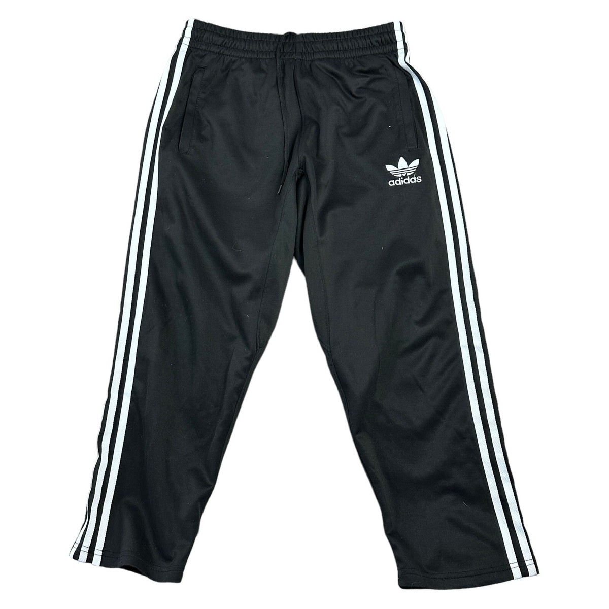 mens adidas black tracksuit bottoms