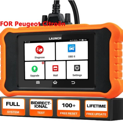 LAUNCH X431 ELITE 2.0 For Peugeot/Citroën Car Scanner Diagnostic Tool ECU Coding